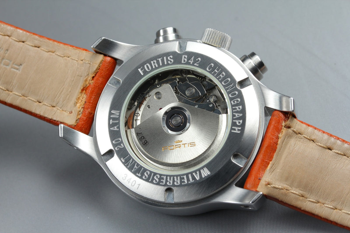 FORTIS B-42 Flieger GMT 637.10.172 Chronograph Automatic Men's Watch 42mm JAPAN
