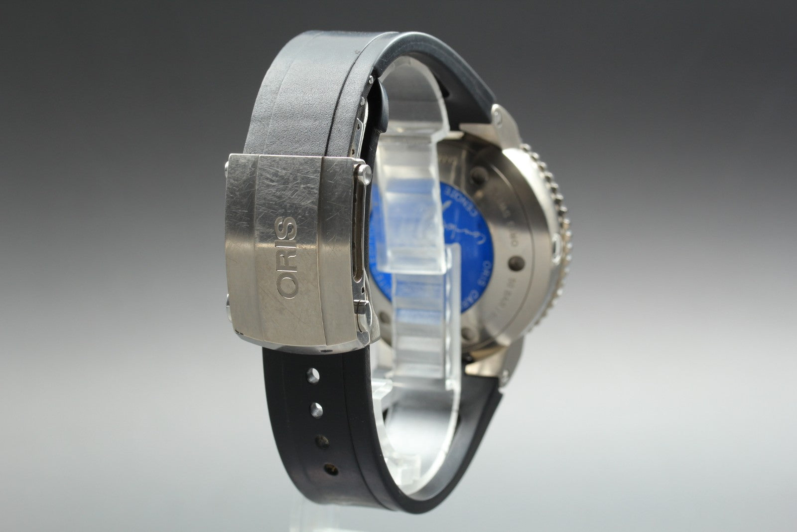 ORIS Carlos Coste Cenote Titanium 7655-71 Automatic Black Men's Watch 46mm Exc+5