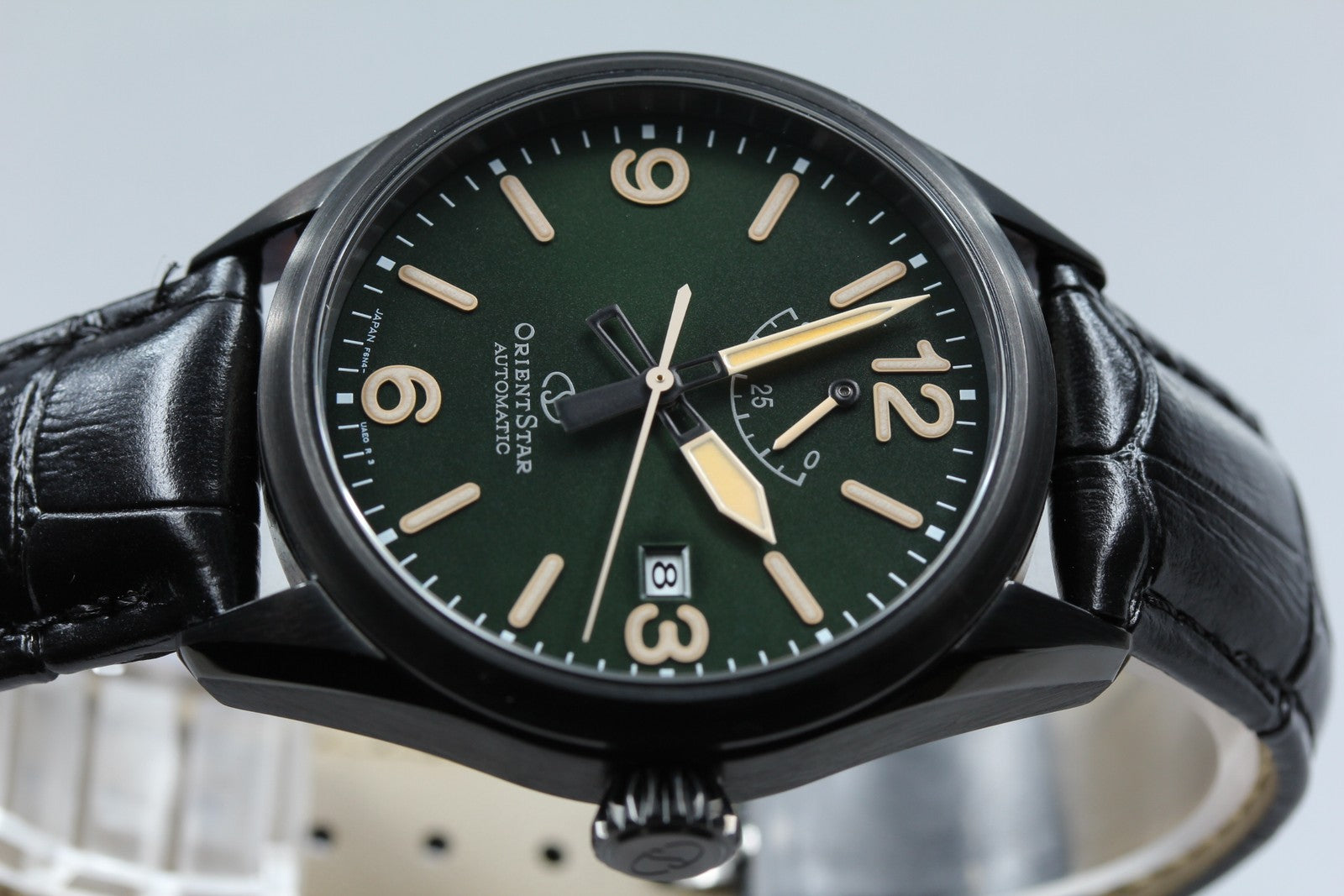 ORIENT STAR F6N4-UAH0 Green Dial Date Automatic Men's Watch 41mm N MINT*Box