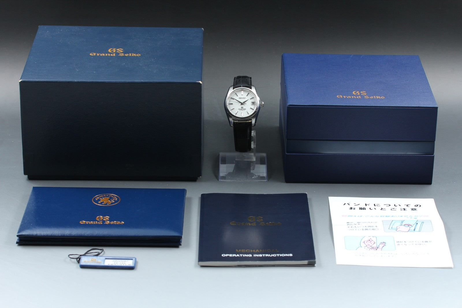 SEIKO Grand Seiko GS 9S65-00B0 SBGR087 Automatic Silver Men's Watch 36mm JAPAN