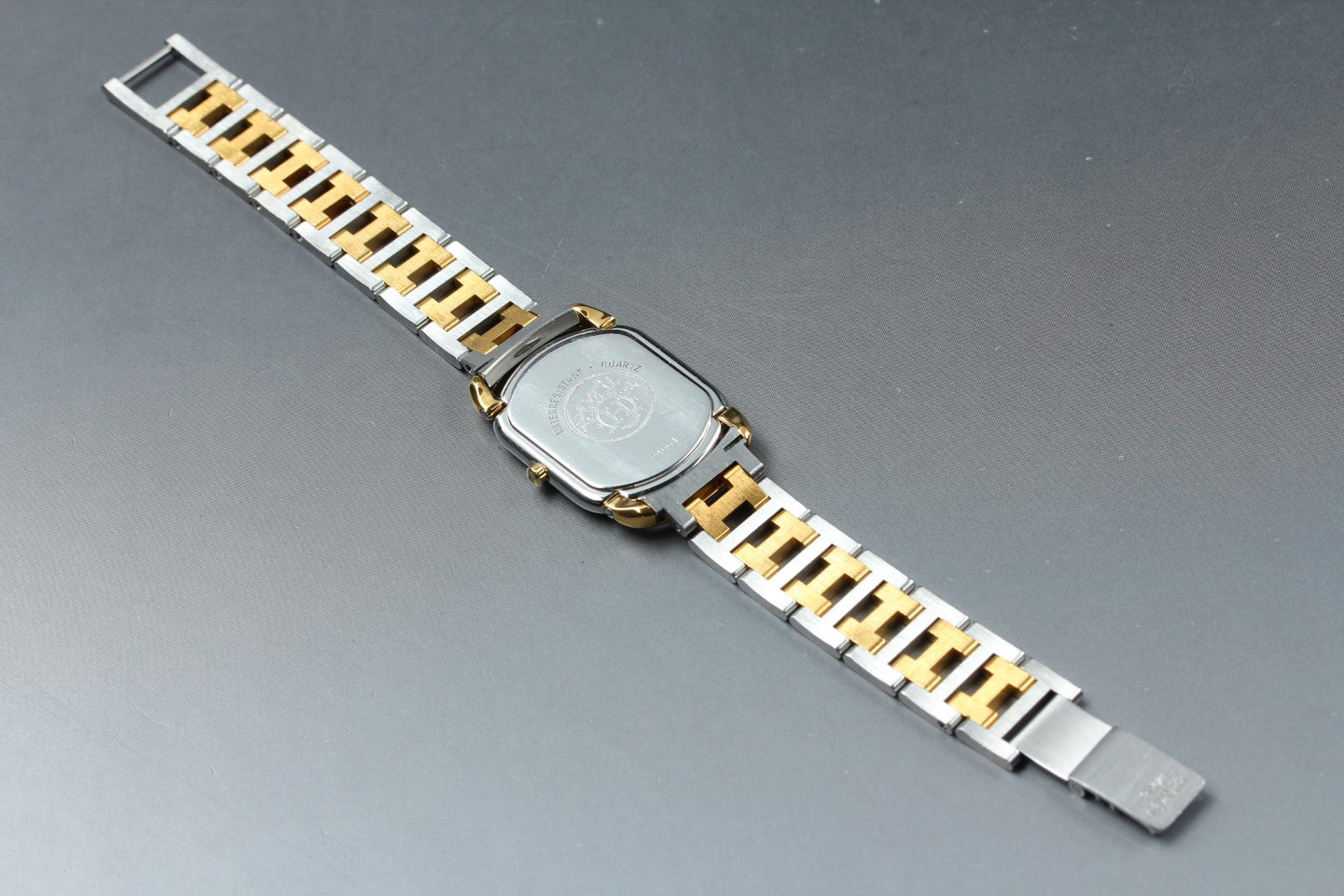 New Batt Vintage HERMES Rally Quartz White Dial Women's Watch 26mm JAPAN Box