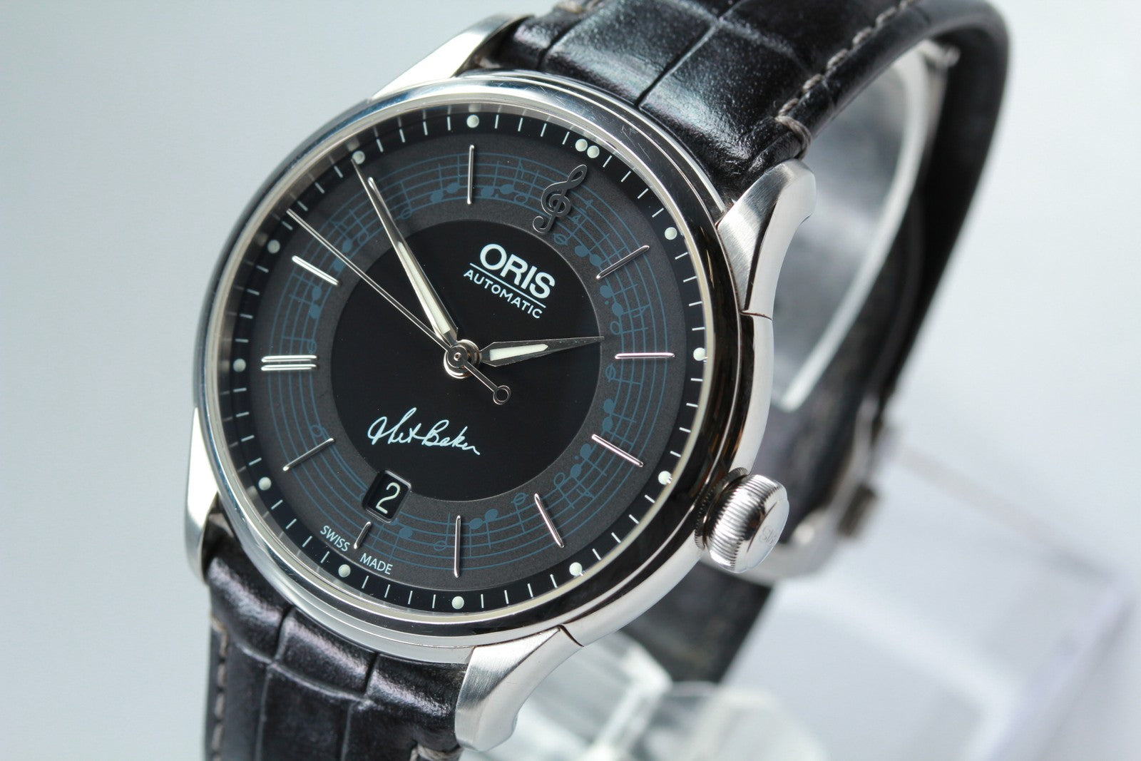 Oris Chet Baker Limited Edition 7591-84 Automatic Black Men's Watch 40mm Exc+5