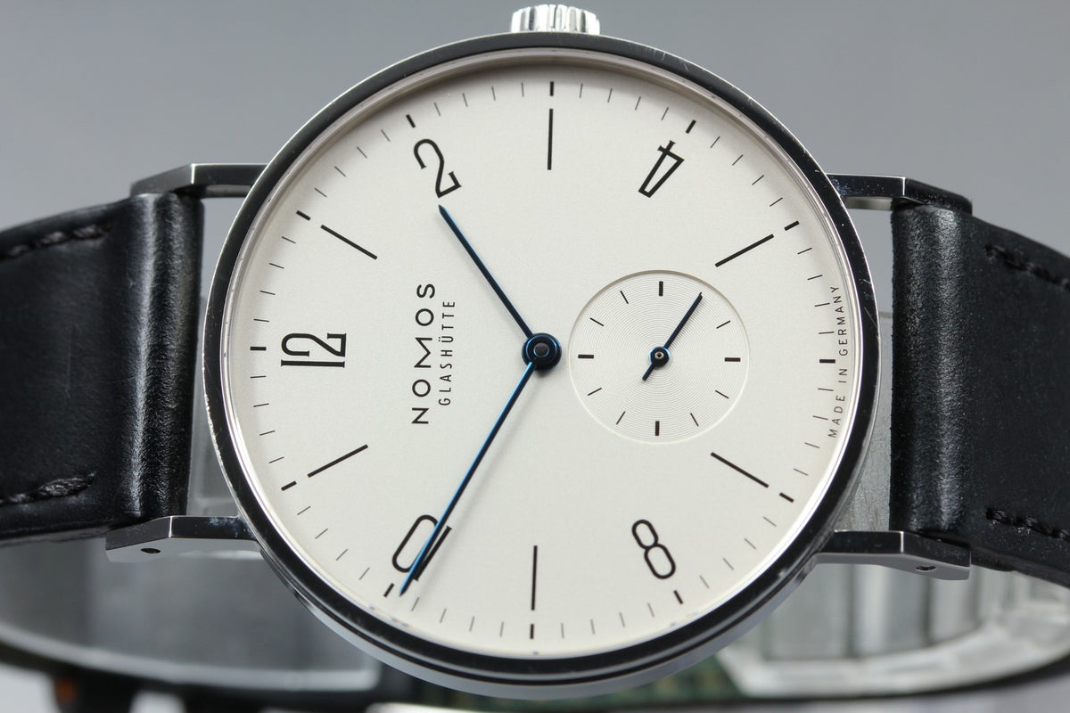 NOMOS GLASHÜTTE Tangente 38mm White Manual Winding Small Second Men’s Watch Box