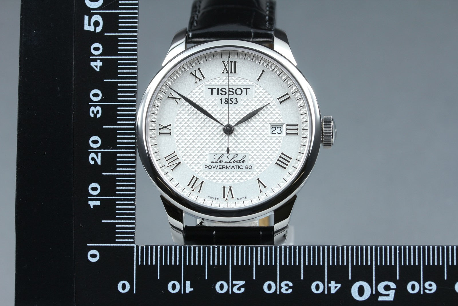 TISSOT Le Locle Powermatic 80 T006407B Automatic Date Men's Watch 39mm JAPAN Box