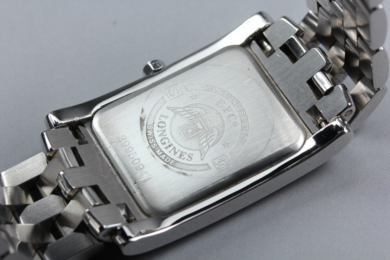 New Batt LONGINES Dolce Vita L5.655.4 Quartz White Dial Men's Watch 26mm JAPAN