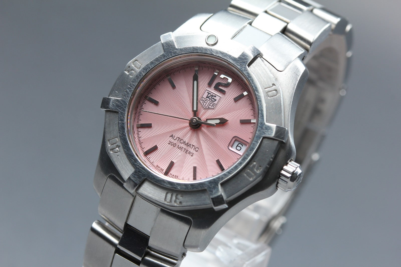 TAG HEUER Aquaracer WN2310 Automatic Pink Women's Watch 22mm JAPAN Exc+5*Box