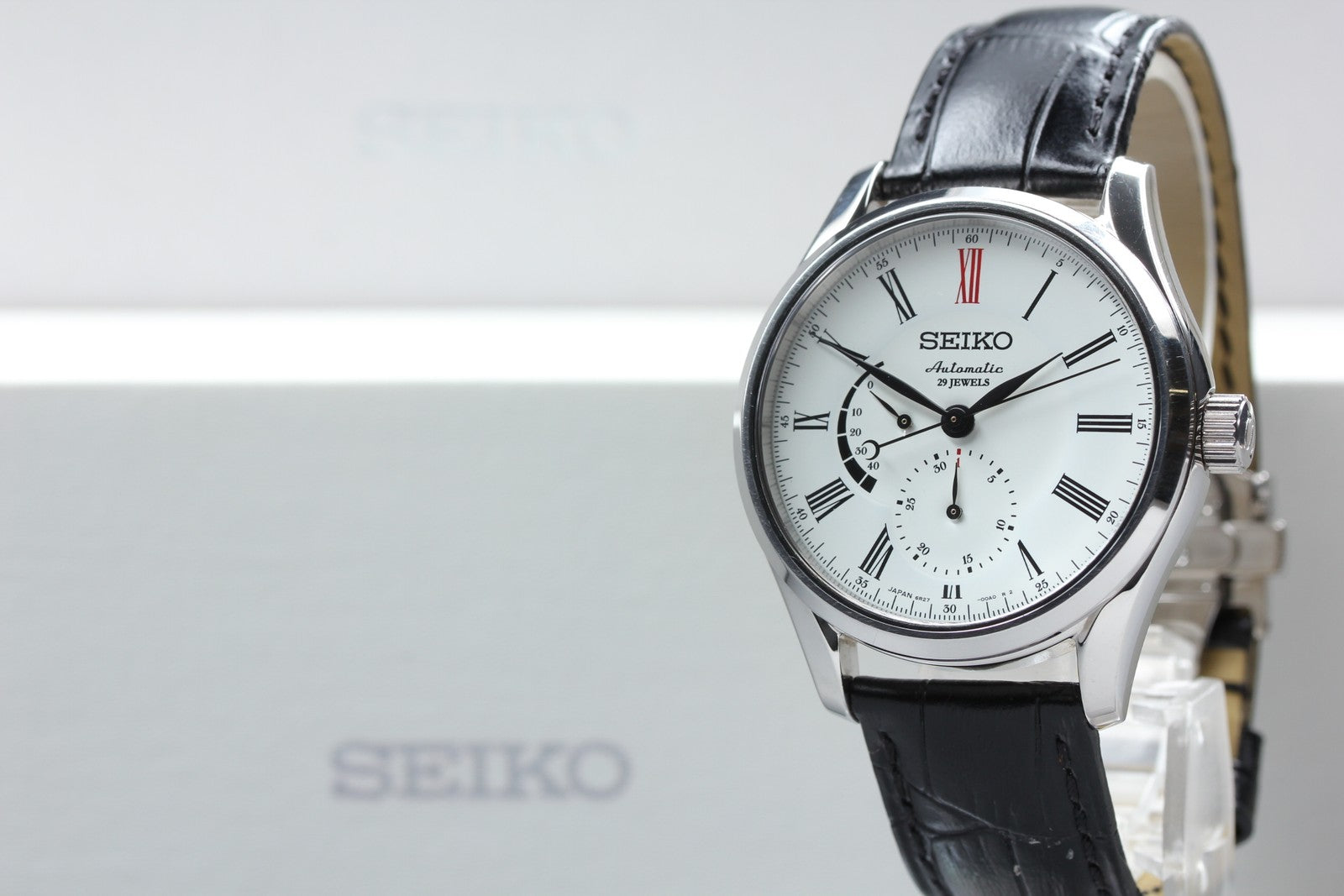 SEIKO Presage 6R27-00C0 SARW005 Automatic White Dial Men's Watch 40mm From JAPAN