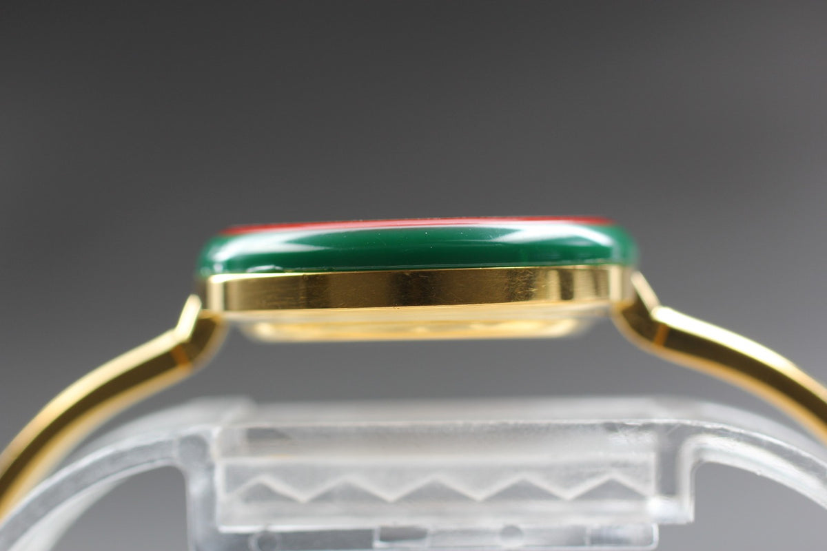 New Batt GUCCI Change Bezel 11/12.2 12Color Quartz Women's Watch w/Box JAPAN