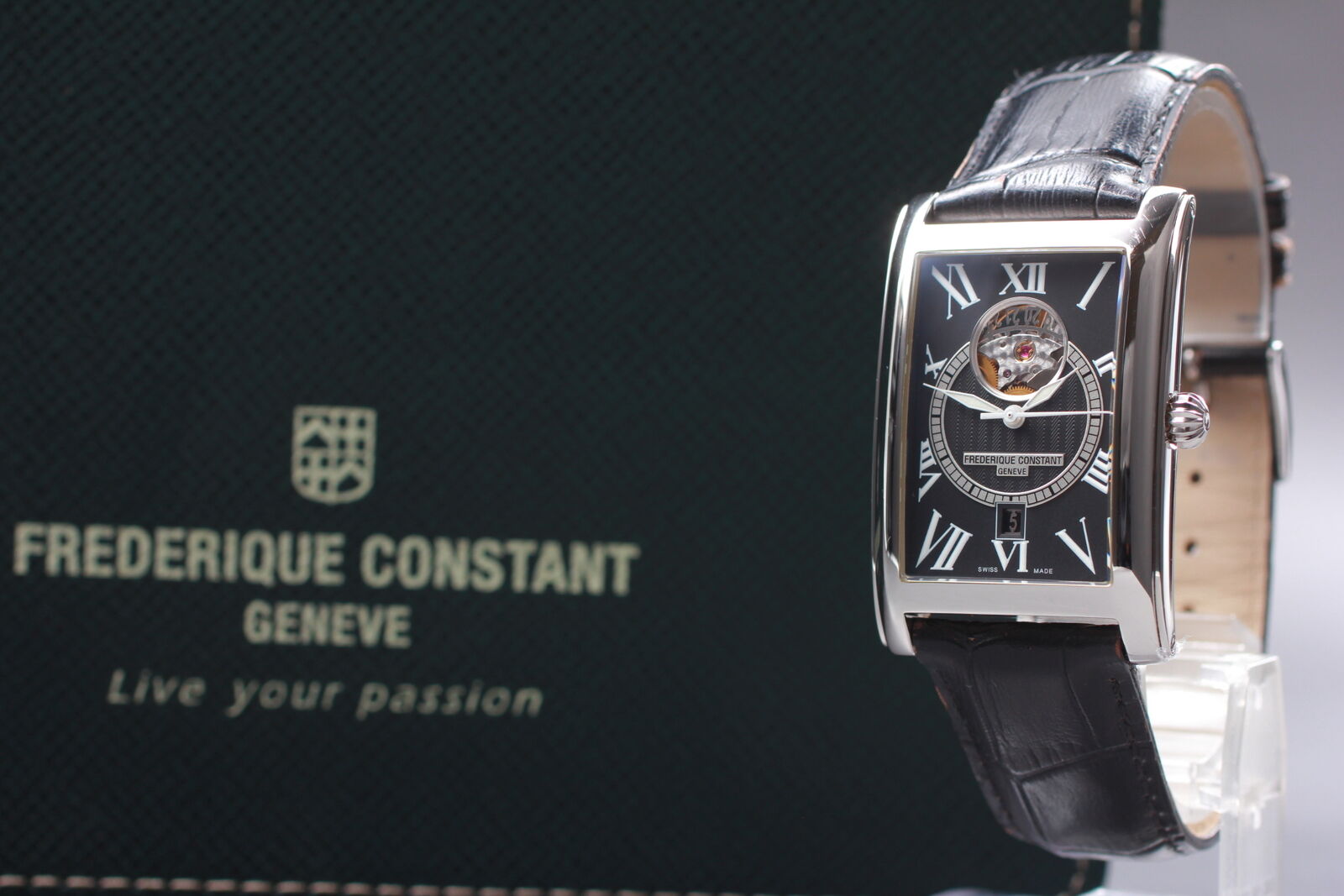 Exc+5 Box Frederique Constant Carre Heartbeat FC303/310/315X4C4/5/6 AT Men Watch