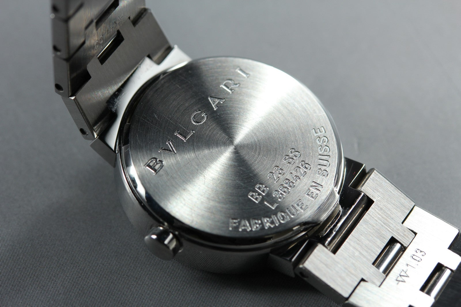 BVLGARI BVLGARIBVLGARI BB23SS Black Dial Quartz Women's Date Watch 22mm JAPAN