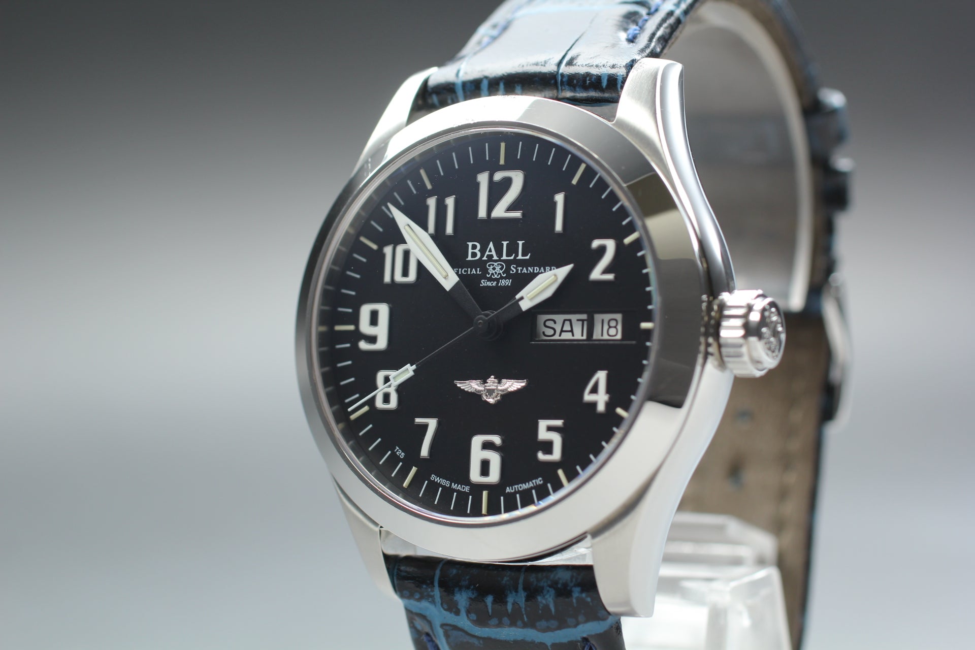 Ball Engineer NM2182C Automat Black Day/Date Men's Watch 39mm JAPAN