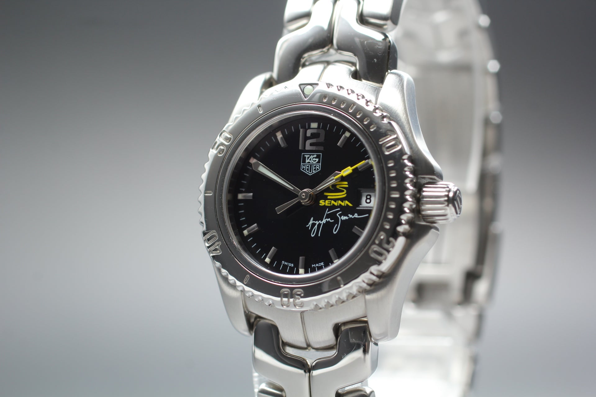 TAG HEUER Link WT141N Ayrton Senna Limited Edition Quartz Women's Watch 26mm JP
