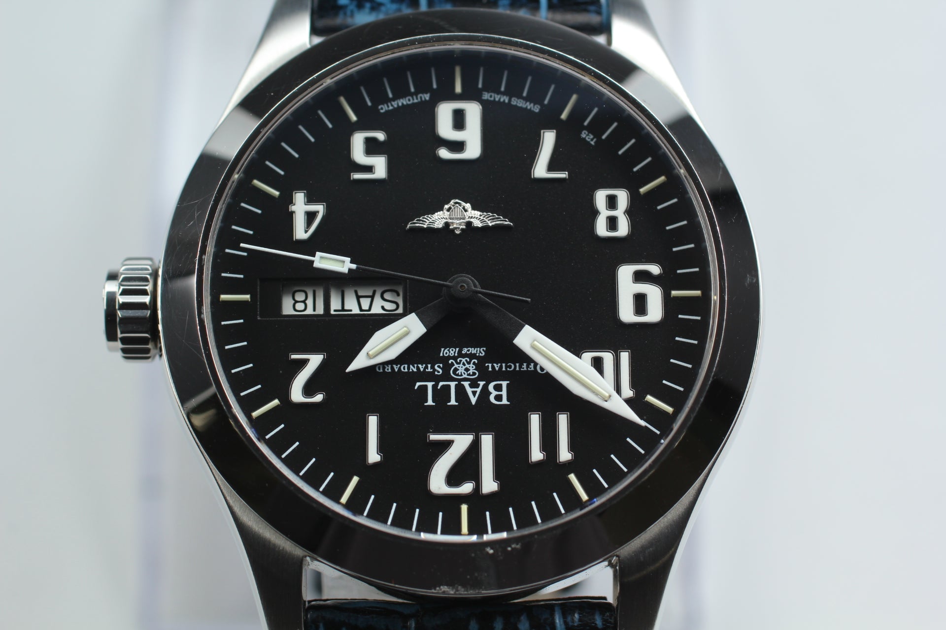 Ball Engineer NM2182C Automat Black Day/Date Men's Watch 39mm JAPAN