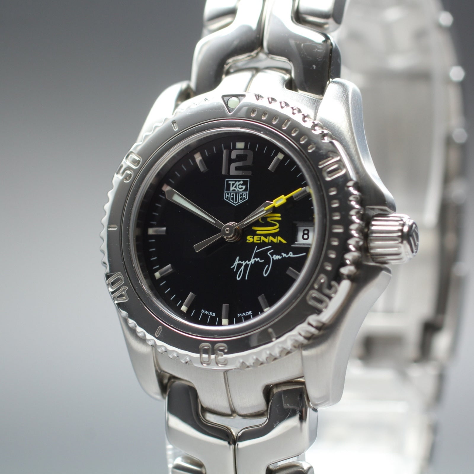 TAG HEUER Link WT141N Ayrton Senna Limited Edition Quartz Women's Watch 26mm JP