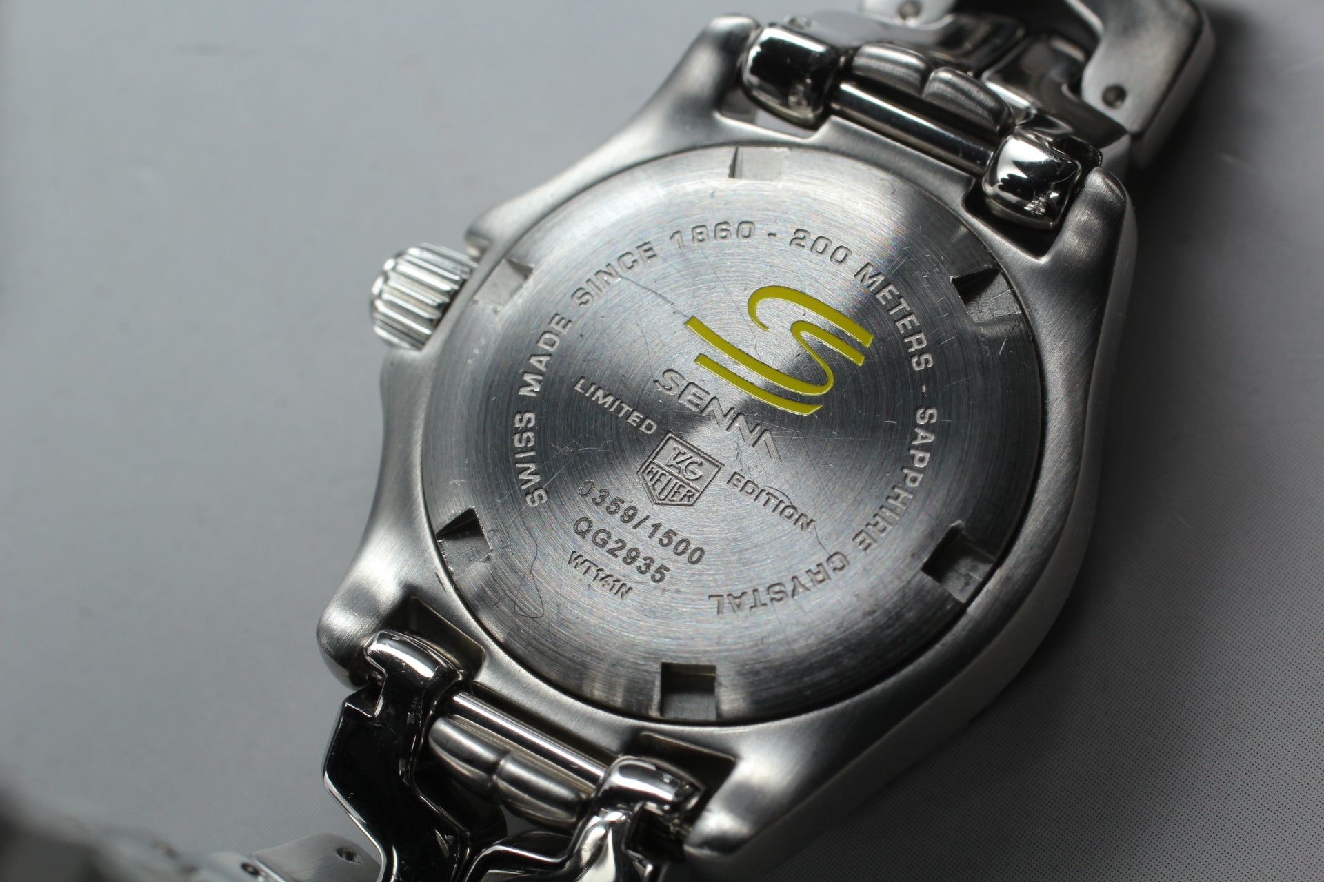 TAG HEUER Link WT141N Ayrton Senna Limited Edition Quartz Women's Watch 26mm JP