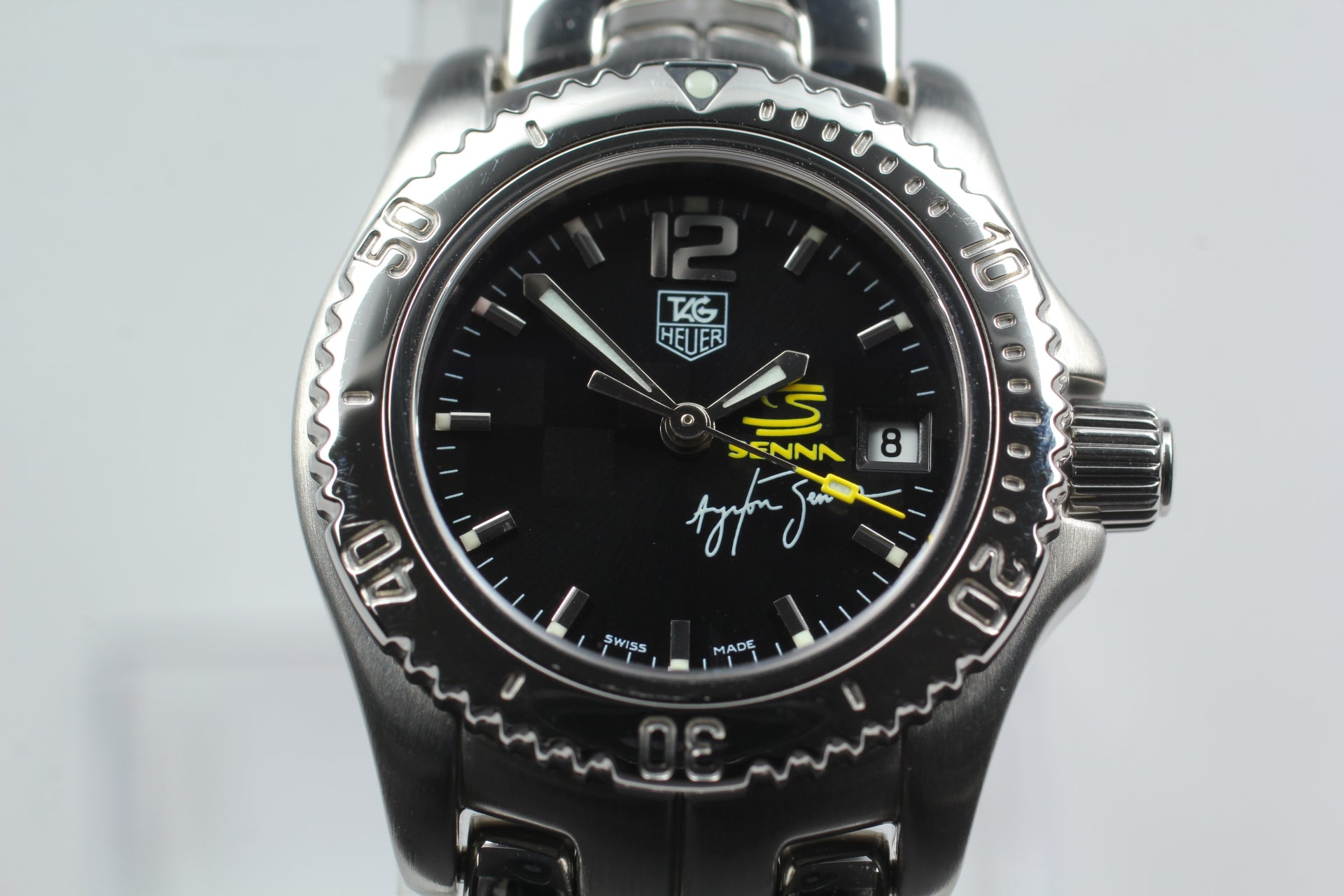 TAG HEUER Link WT141N Ayrton Senna Limited Edition Quartz Women's Watch 26mm JP