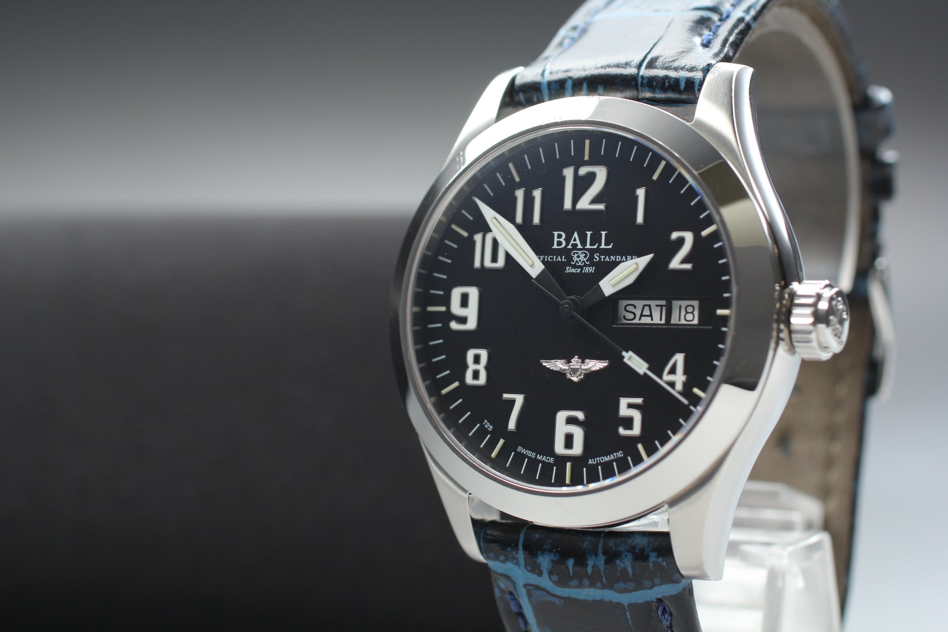 Ball Engineer NM2182C Automat Black Day/Date Men's Watch 39mm JAPAN