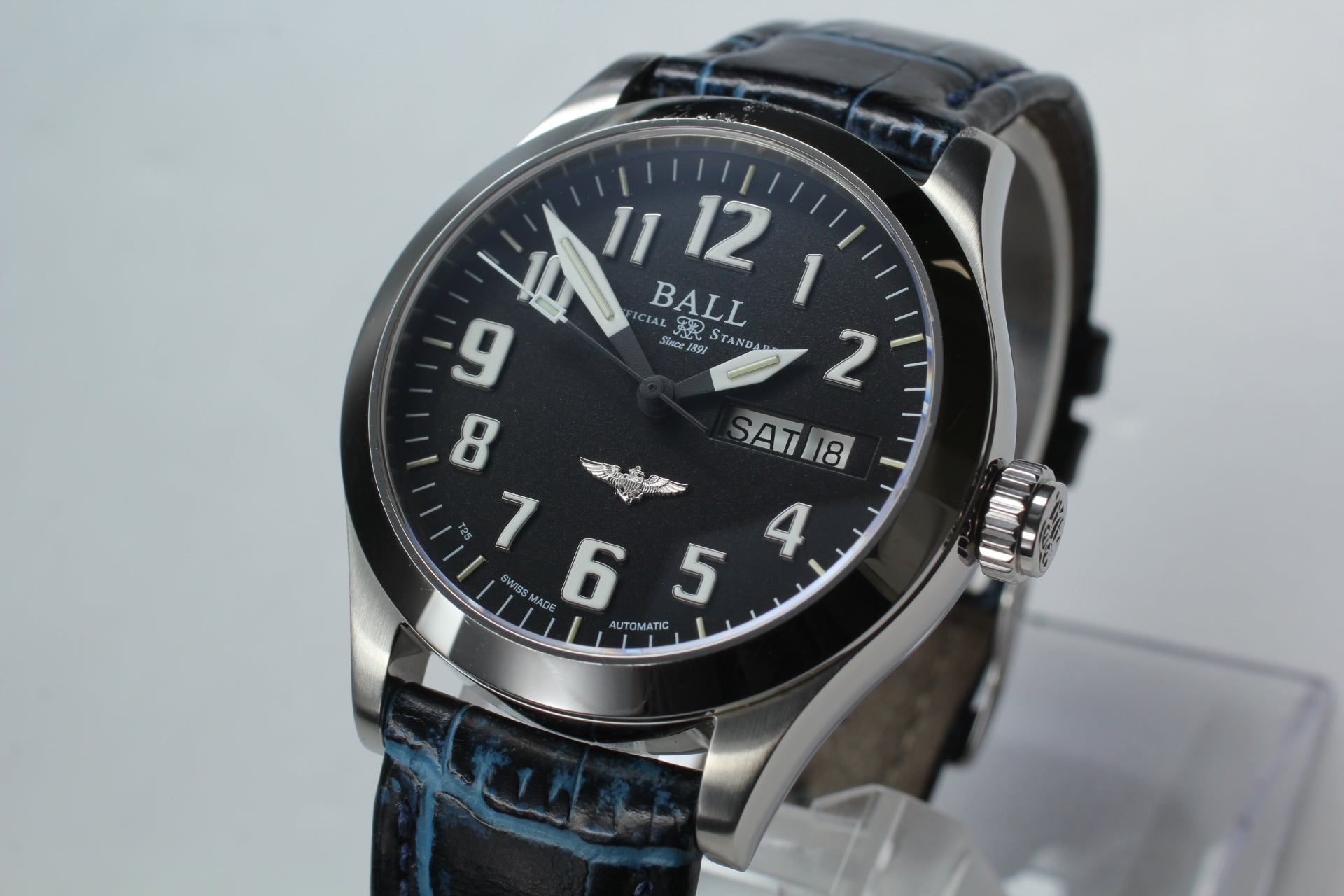 Ball Engineer NM2182C Automat Black Day/Date Men's Watch 39mm JAPAN