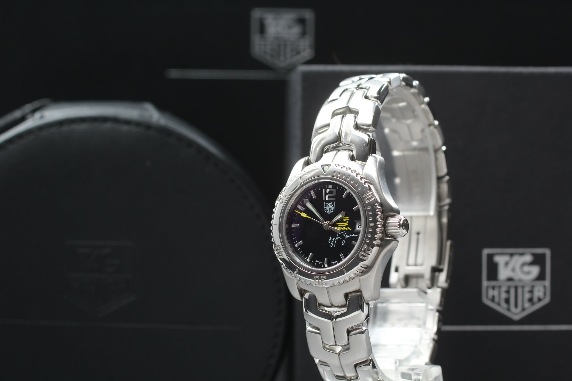 TAG HEUER Link WT141N Ayrton Senna Limited Edition Quartz Women's Watch 26mm JP