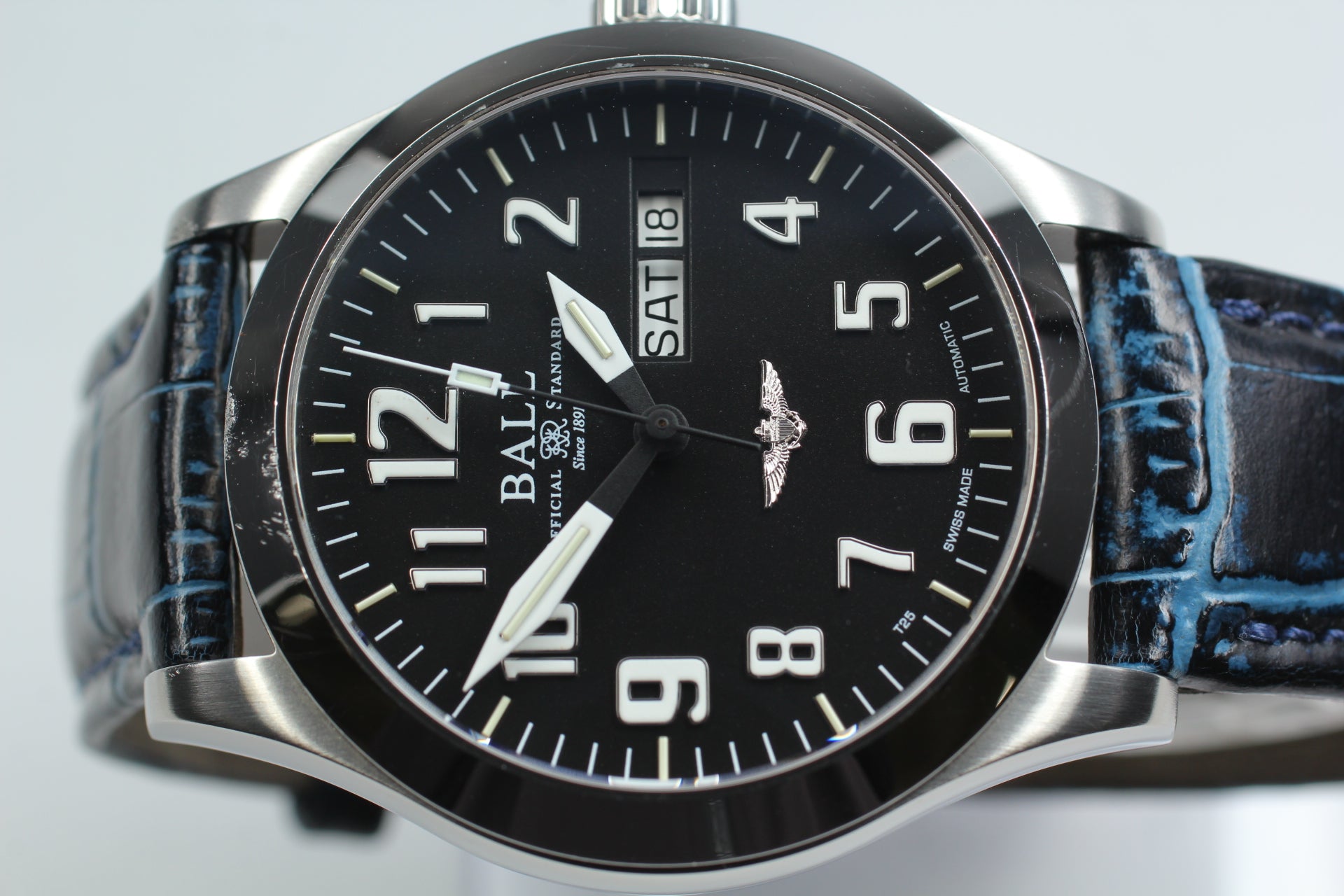 Ball Engineer NM2182C Automat Black Day/Date Men's Watch 39mm JAPAN