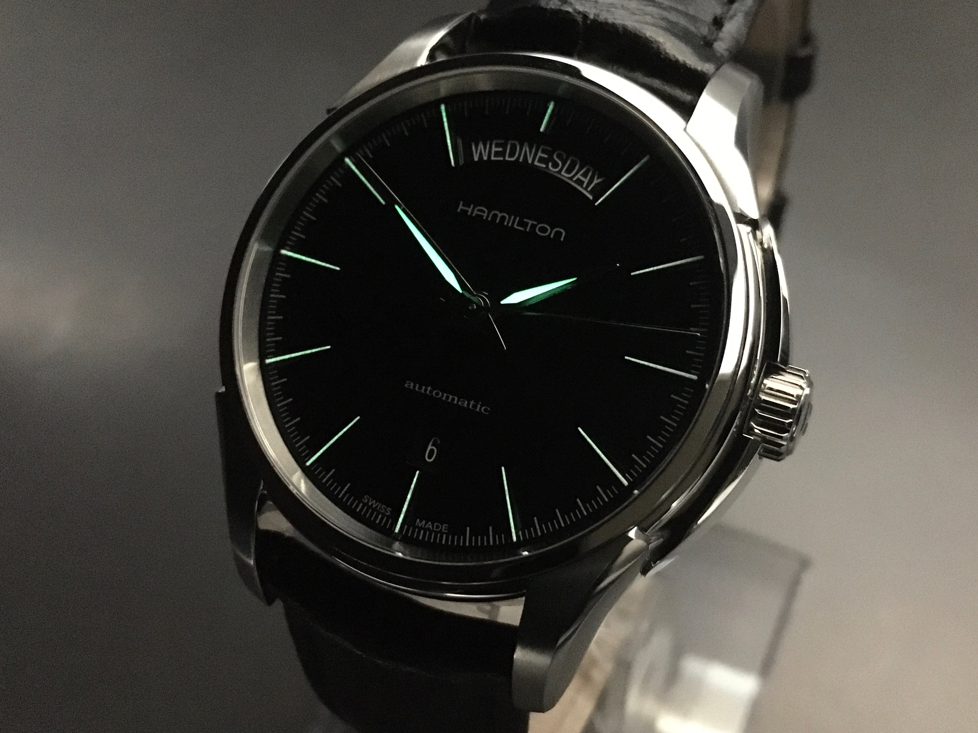 HAMILTON Jazzmaster H325051 Black 40mm Day/Date Automatic Men's Watch