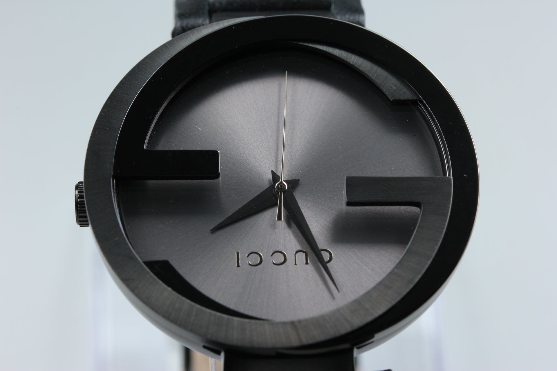 GUCCI Interlocking 133.2 Black Gucci Sherry Line 41mm Men's Quartz Watch [Box]