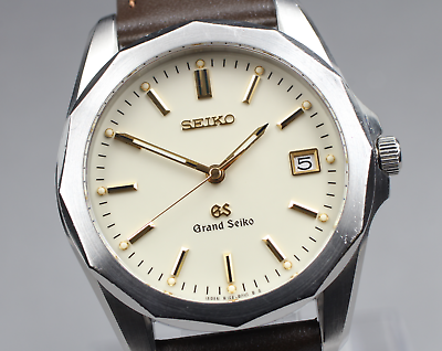 New Battery [Exc+5] Grand SEIKO GS 8J56-8010 SBGF007 Men's Quartz Watch JAPAN