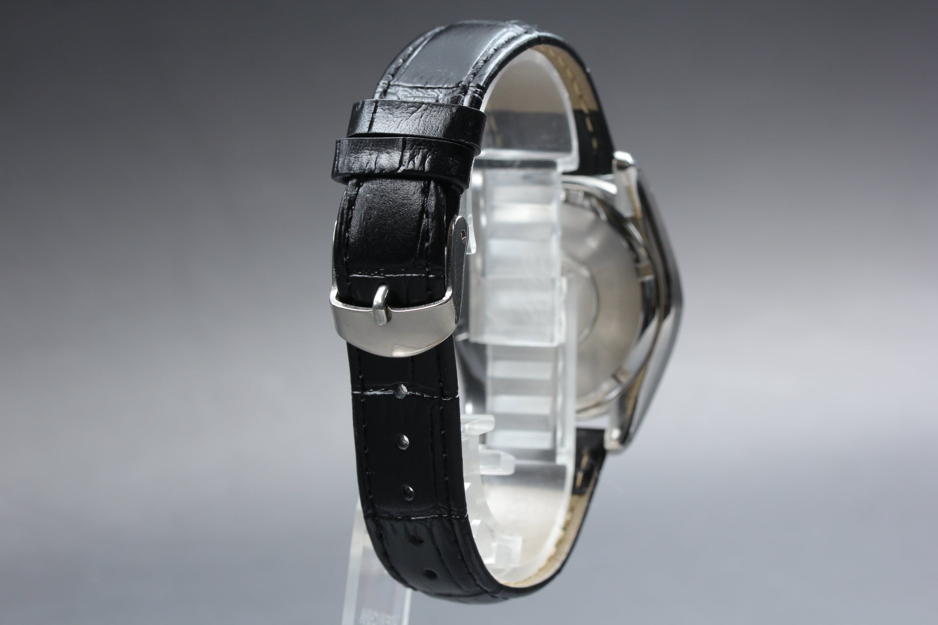 New Batt SEIKO Grand Seiko GS 8J56-8000 Quartz Black Men's Watch 36mm JAPAN
