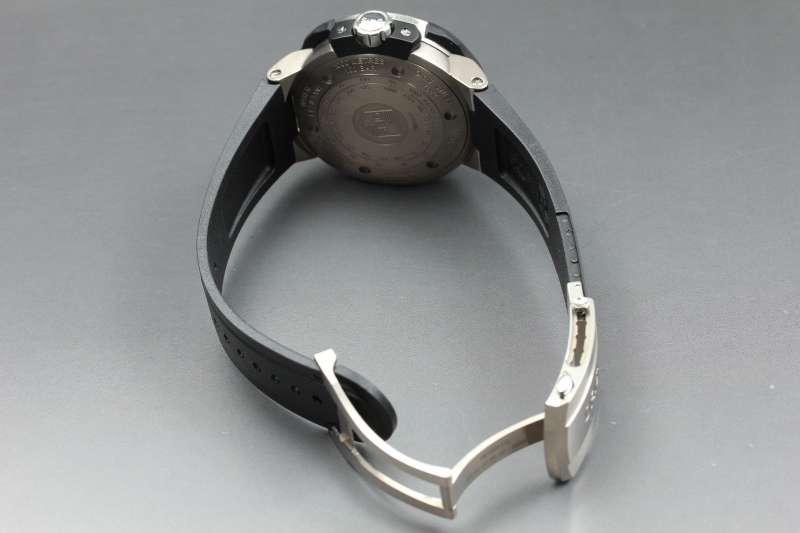ORIS ProDiver Pointer Moon 7682 Automatic Black Men's Watch 46mm JAPAN