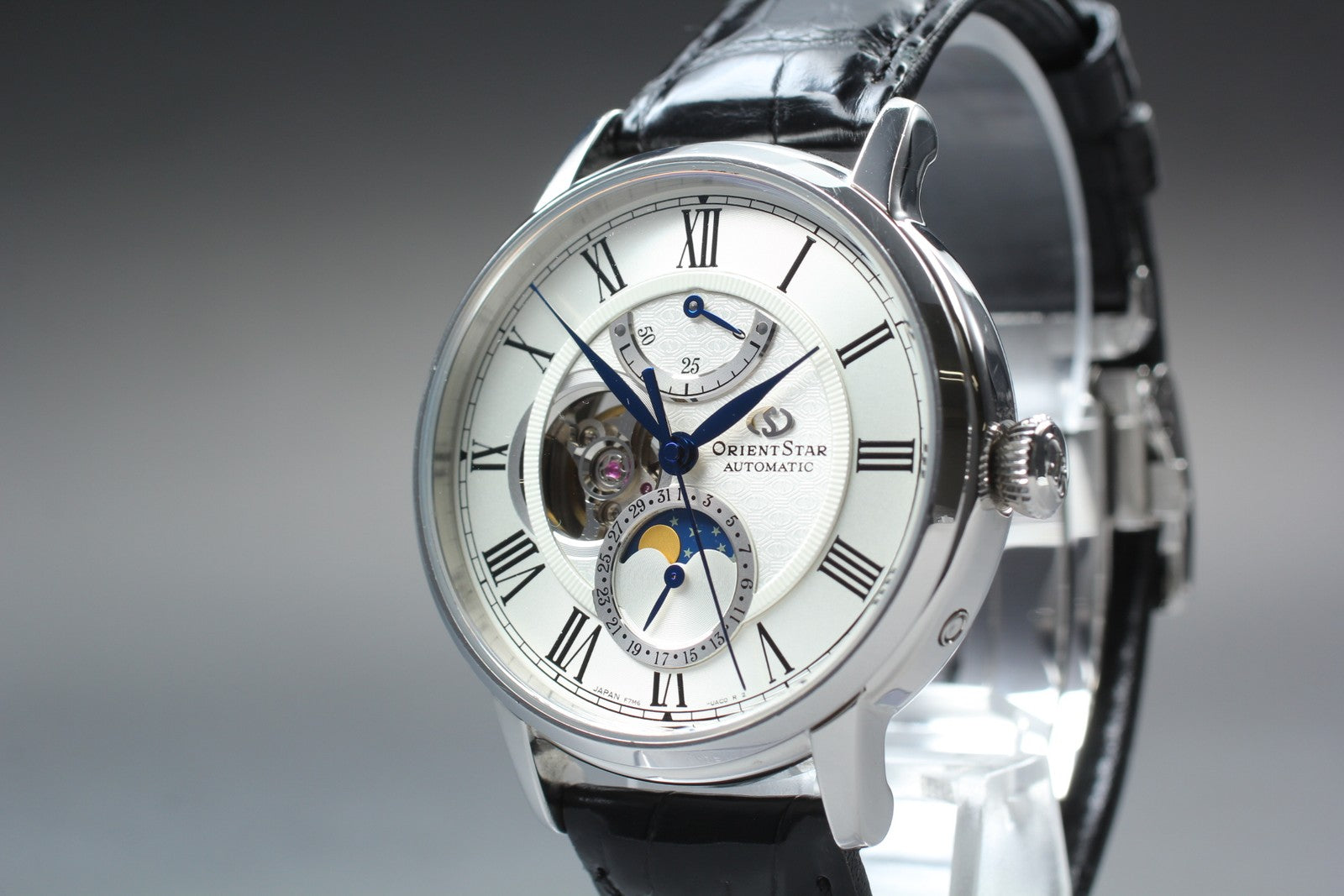 ORIENT Star Classic F7M6-UAB0 Automatic Silver Date Men's Watch 41mm N MINT*Box
