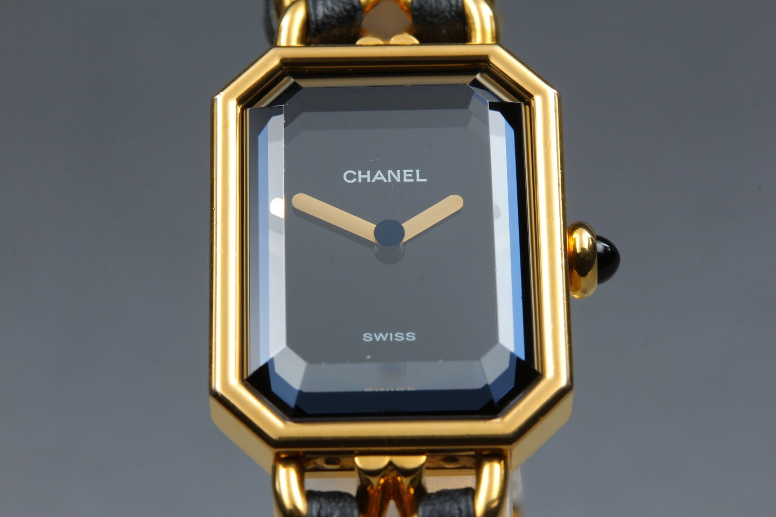[Overhauled] CHANEL Premiere L Size Black Dial Gold 20mm Quartz Women’s Watch