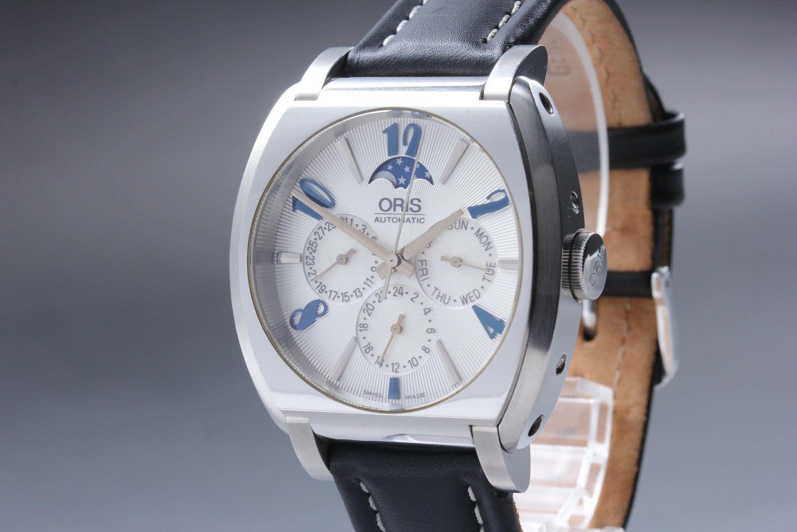 Exc+5*Box ORIS Frank Sinatra 7572 Silver Automatic Day/Date Men's Watch From JP