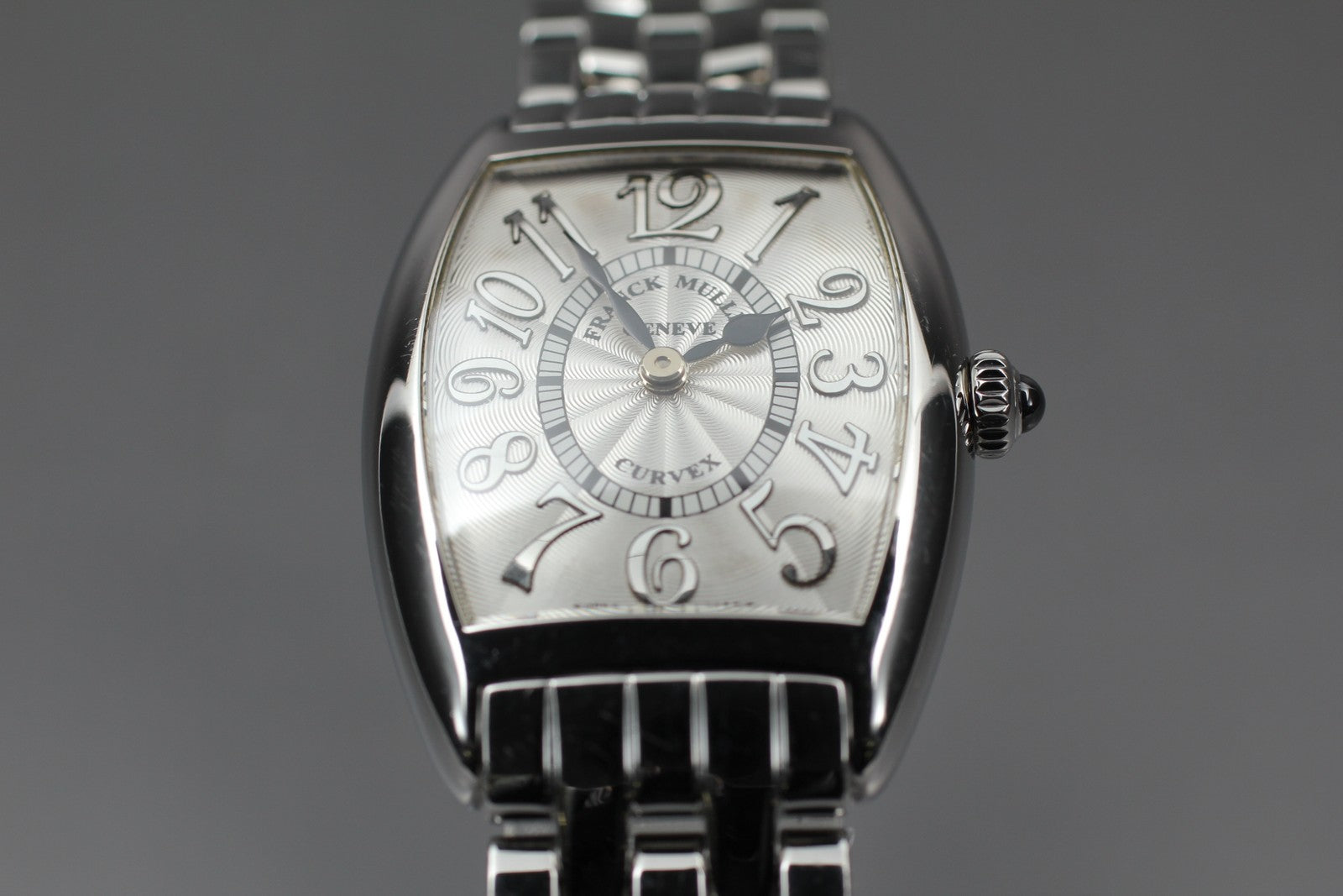 [Exc+5 Box] Franck Muller Tonneau Curvex 1752QZ Silver Women's Quartz Watch JP