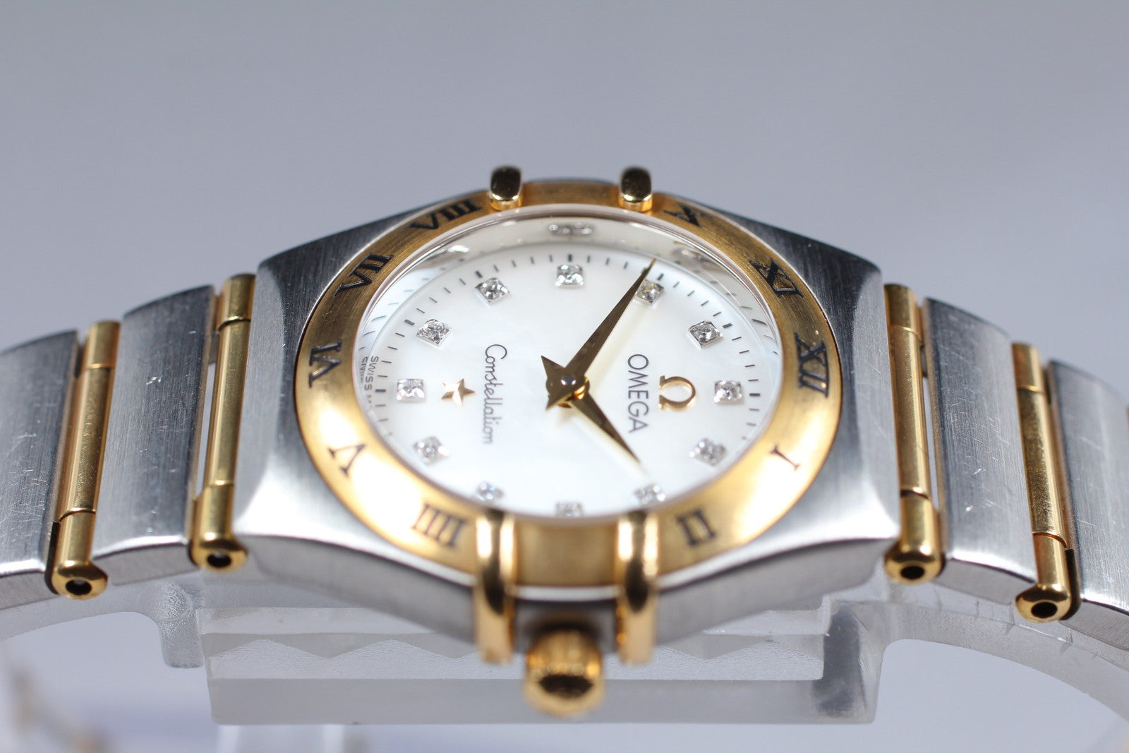 [Exc+5] OMEGA Constellation Cal.1456 12P Diamond 22mm Quartz Women's Watch