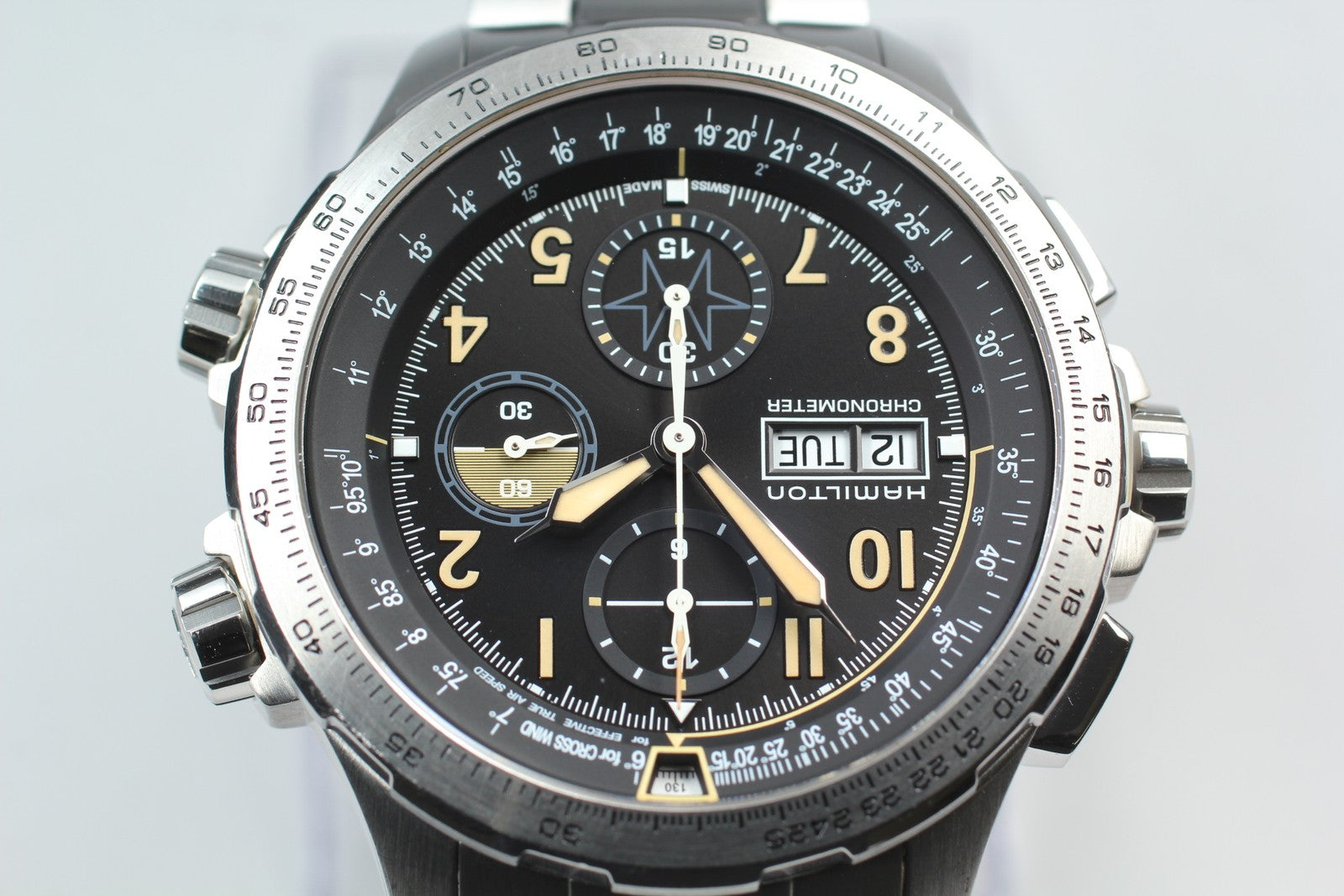 [Limited Box] Hamilton Khaki X-Wind Chronometer H777960 45mm AT Men's Watch