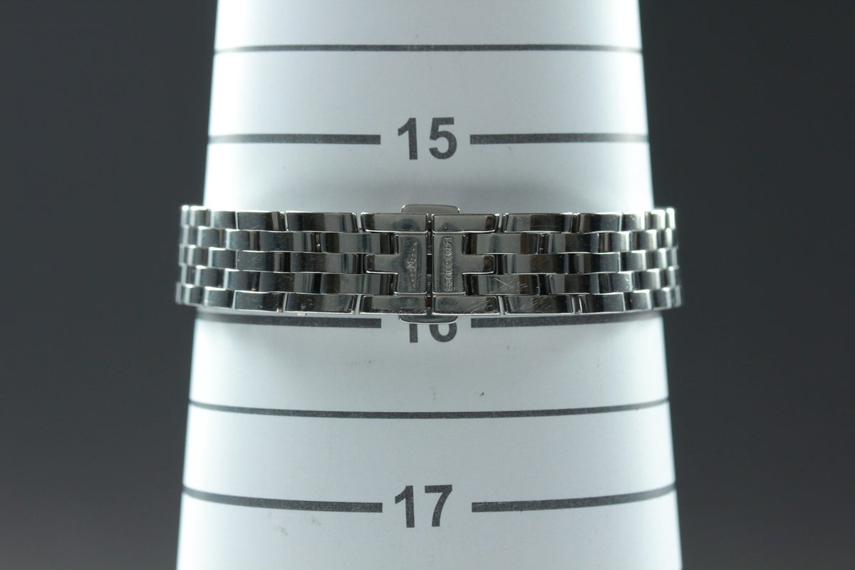 LONGINES Dolce Vita L5.161.0 Quartz Diamond Bezel White Women's Watch 16mm JAPAN