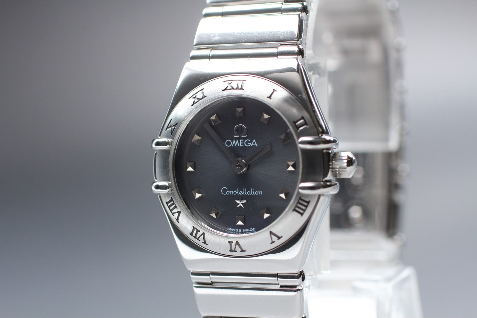 [Exc+5] Omega Constellation Mini 1561.51 Cal.1456 22mm Gray Womens Quartz Watch