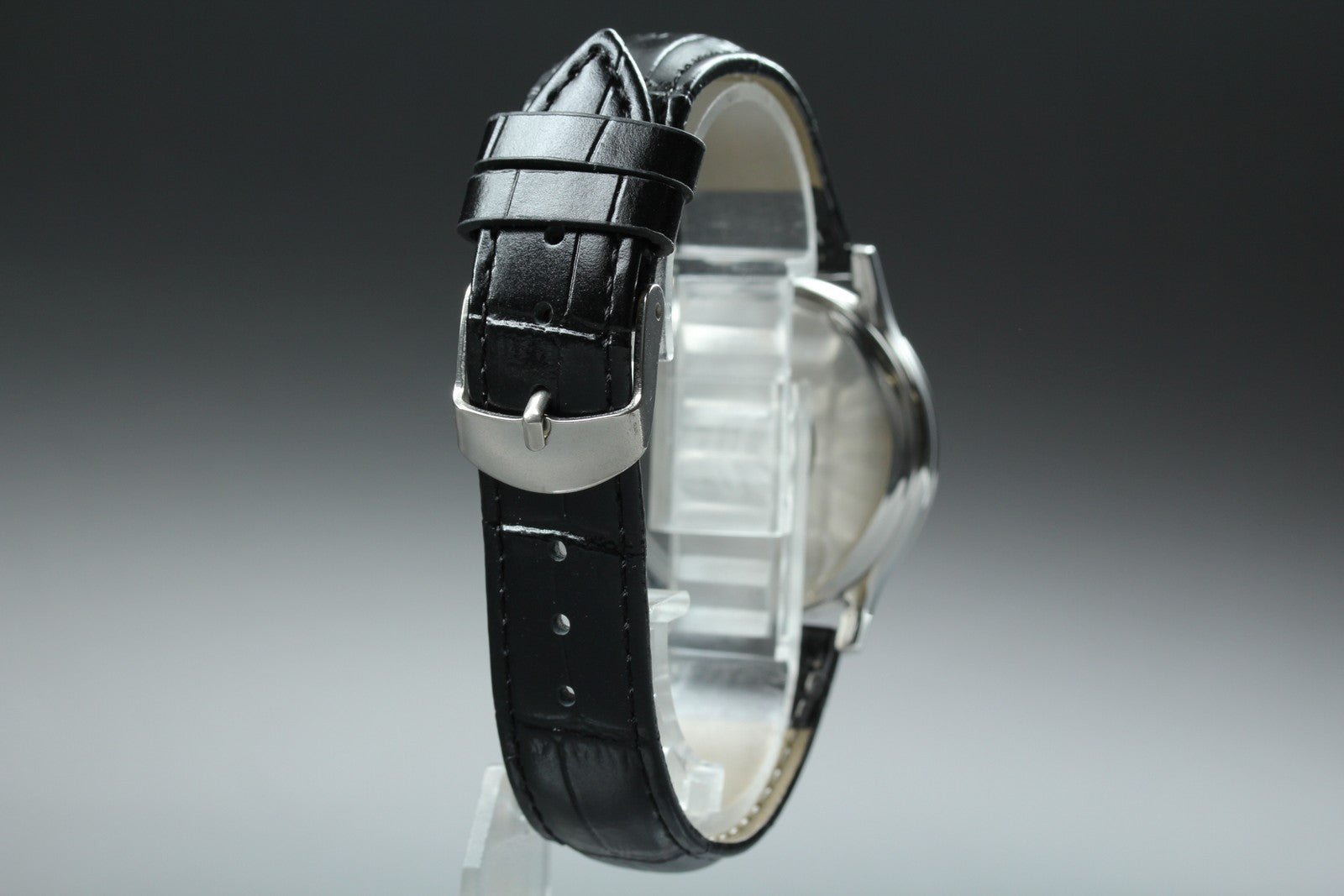 New Batt Vintage SEIKO Grand Seiko 9587-7010 Quartz Silver Men's Watch 34mm JP