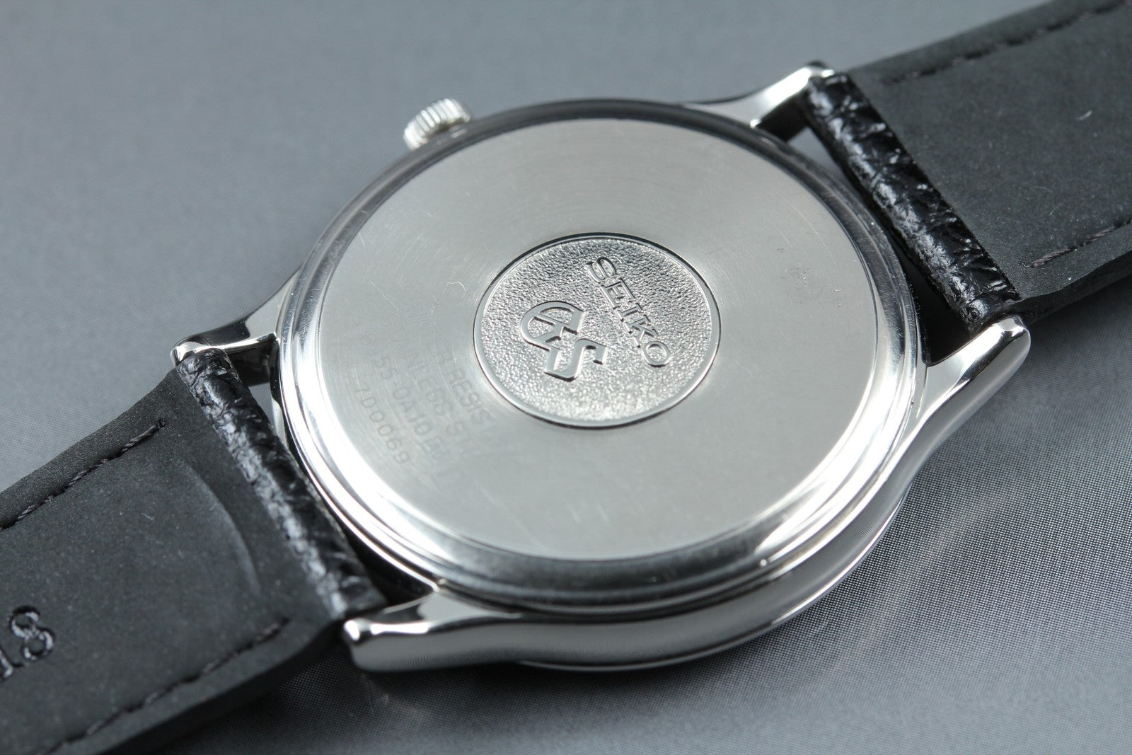 SEIKO Grand SEIKO GS 8J55-0A10 Silver Black 34mm Quartz Men's Watch