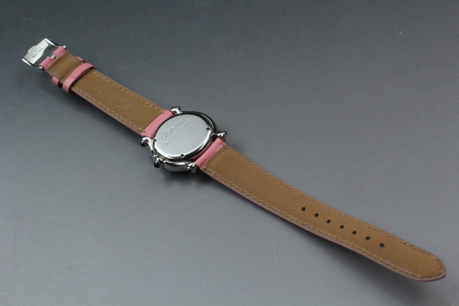 Chopard Happy Sport 27/8245-23 Moon Star Pink Diamond Quartz Women’s Watch [Box]