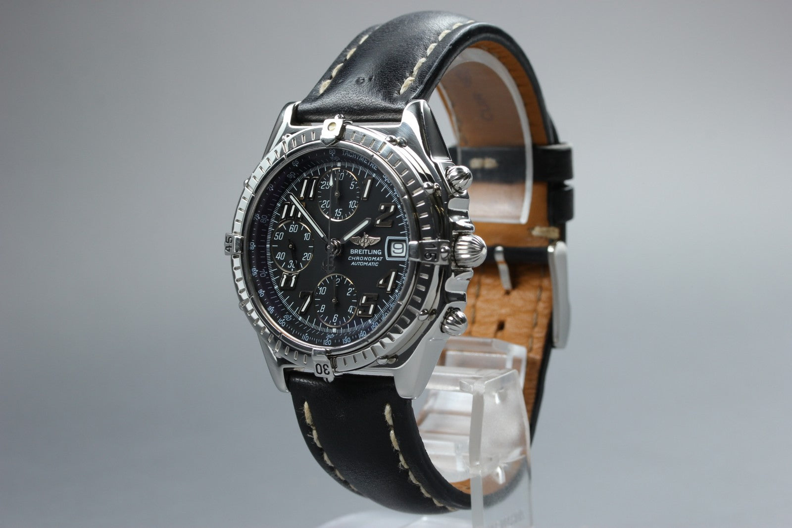 Breitling Chronomat A13050.1 Chronograph Black Dial Automatic 39mm Men's Watch
