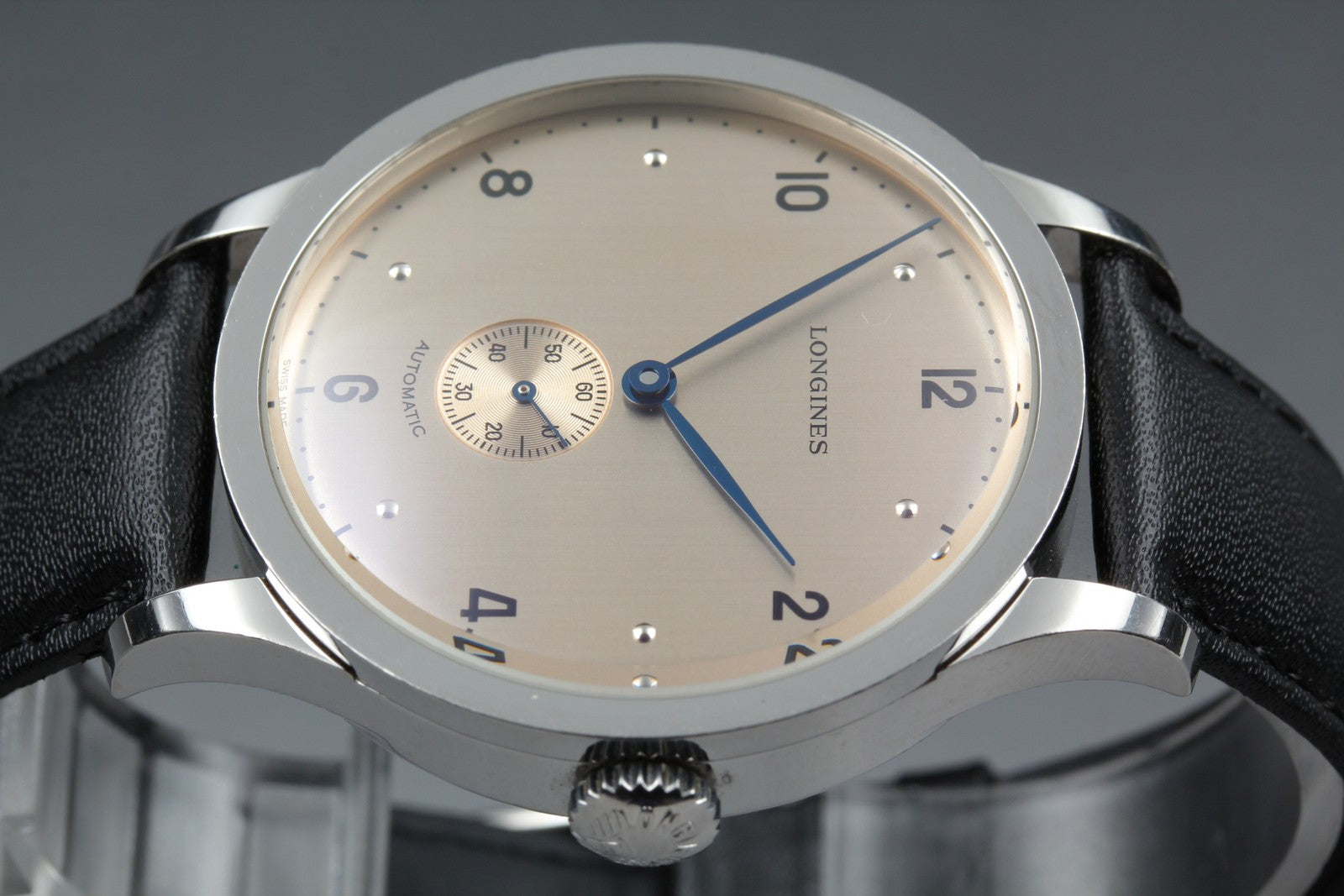 LONGINES Heritage Collection L2.813.4 Automat Gold Men's Watch 40mm JAPAN Box