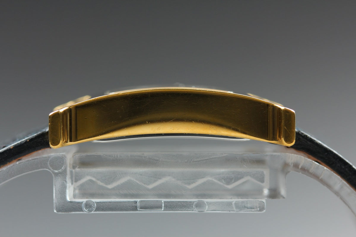 HERMES H Watch HH1.201 Gold Black "A" 21mm Woman's Watch Quartz [Box]