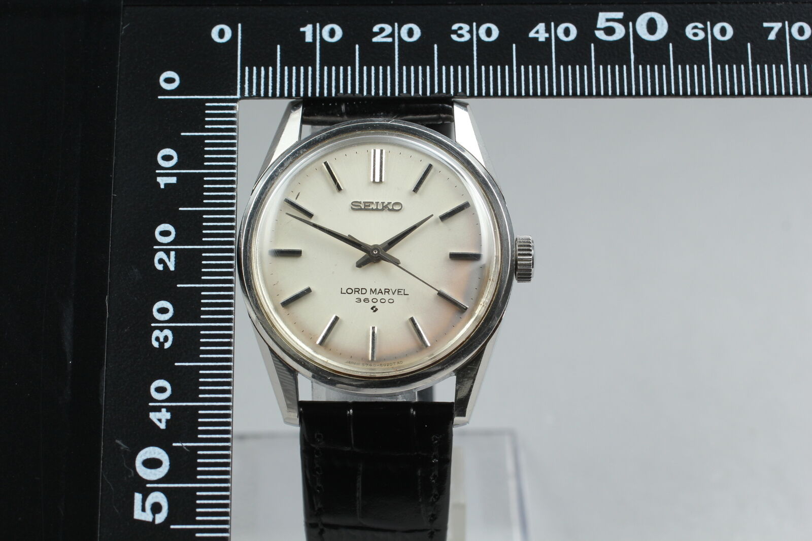 Vintage [Exc+5] SEIKO Load Marvel 5740-8000 36000 Silver Manual Mens Watch JAPAN