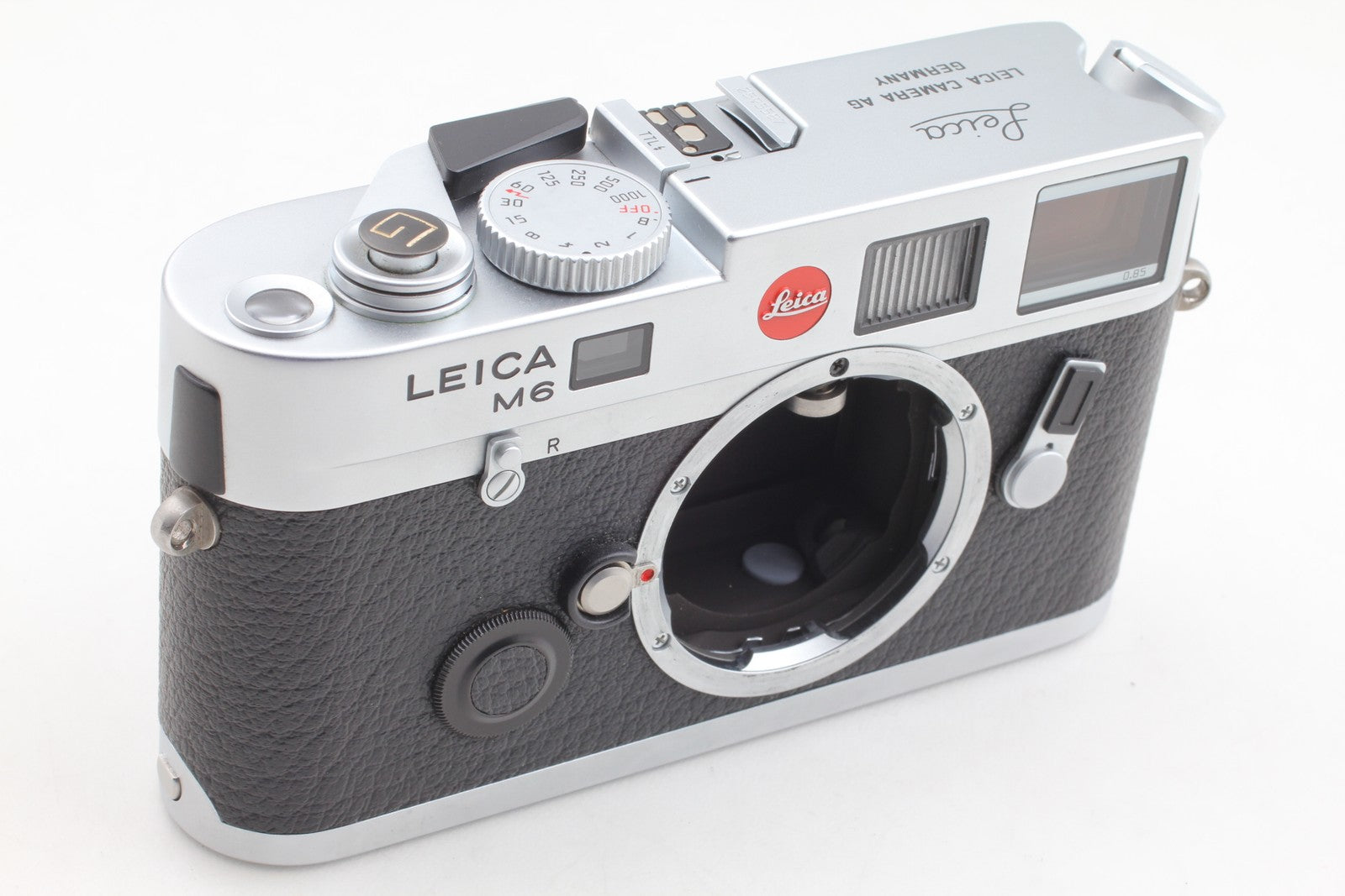 0.85 TTL [Top MINT] Leica M6 10466 Chrome 35mm Rangefinder Film Camera JAPAN