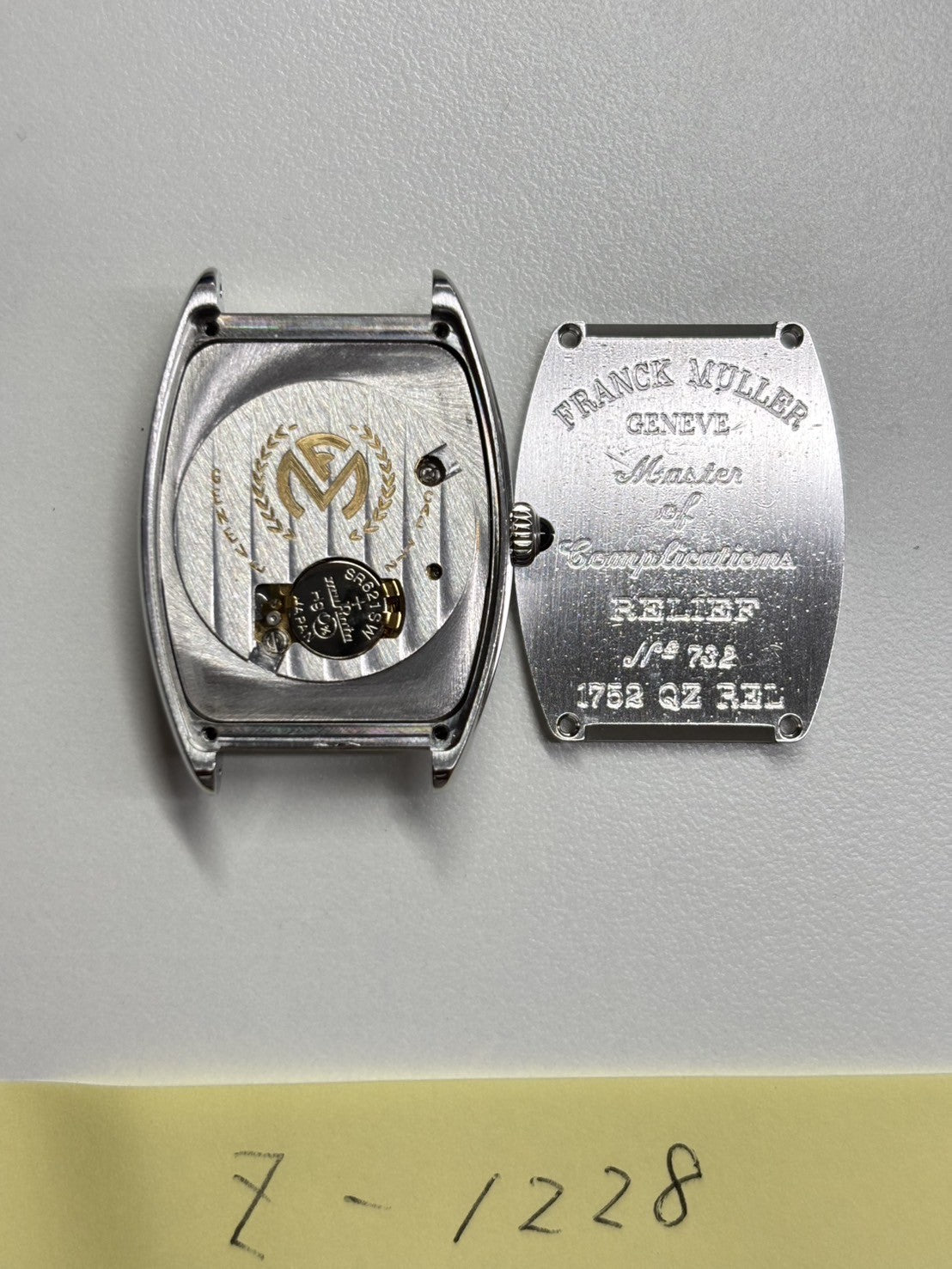 [Exc+5 Box] Franck Muller Tonneau Curvex 1752QZ Silver Women's Quartz Watch JP