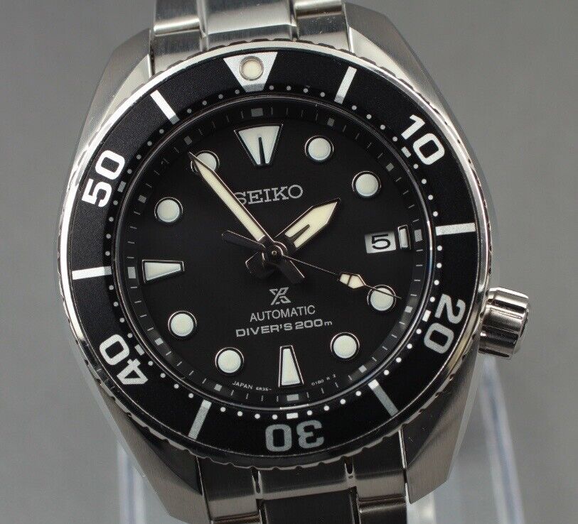 [N MINT w/Box] SEIKO Prospex SBDC083 6R35-00A0 Black Dial Mens Watch From JAPAN