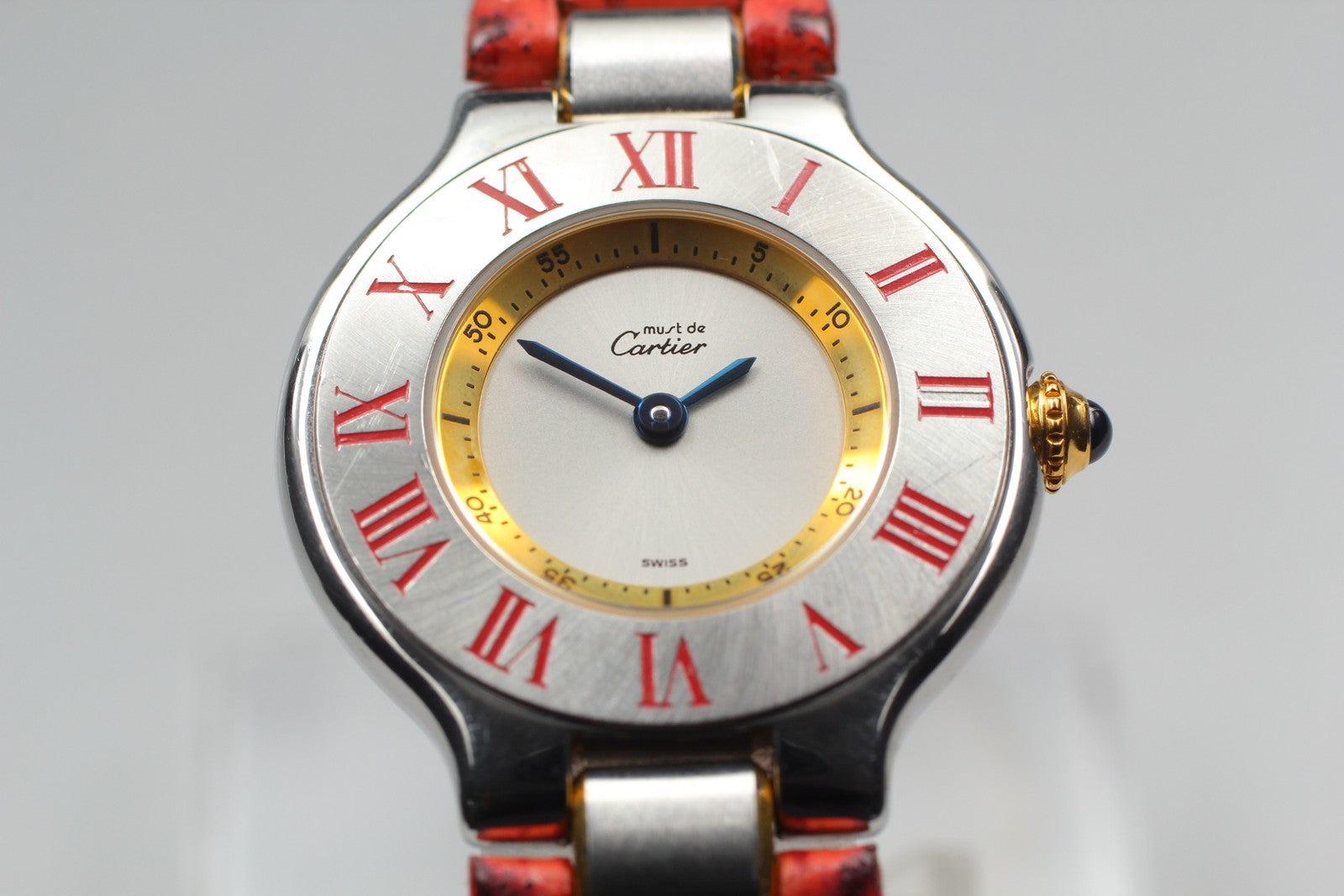 Cartier Must De 21 1340 Silver Quartz Women's Watch 27mm JP