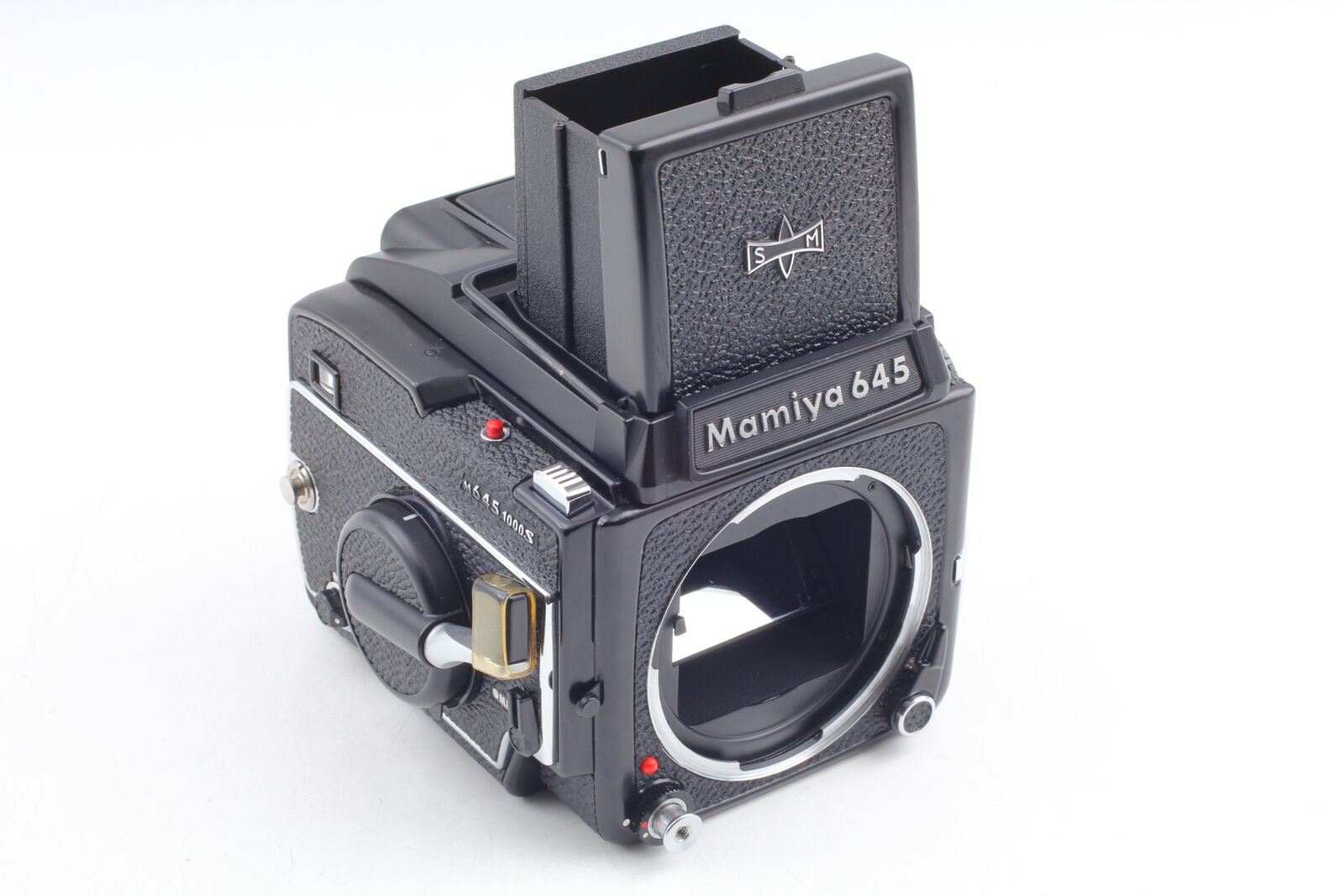 [N MINT] Mamiya M645 1000s Film Camera 70mm f2.8 Lens Waist Level Tele 2x JAPAN