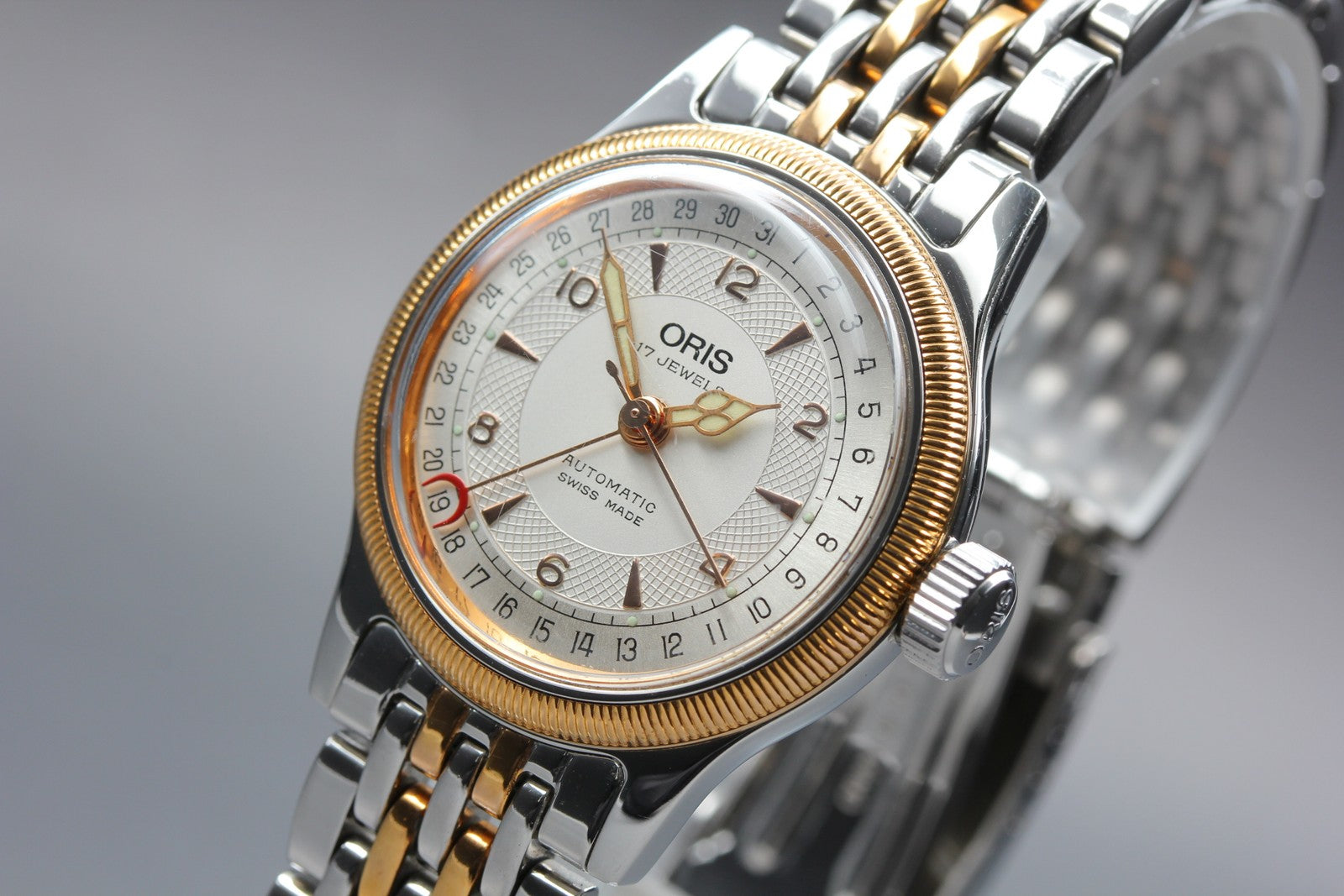 ORIS Big Crown Pointer Date 7400C 31mm Silver Gold Automatic Men's Watch [Box]